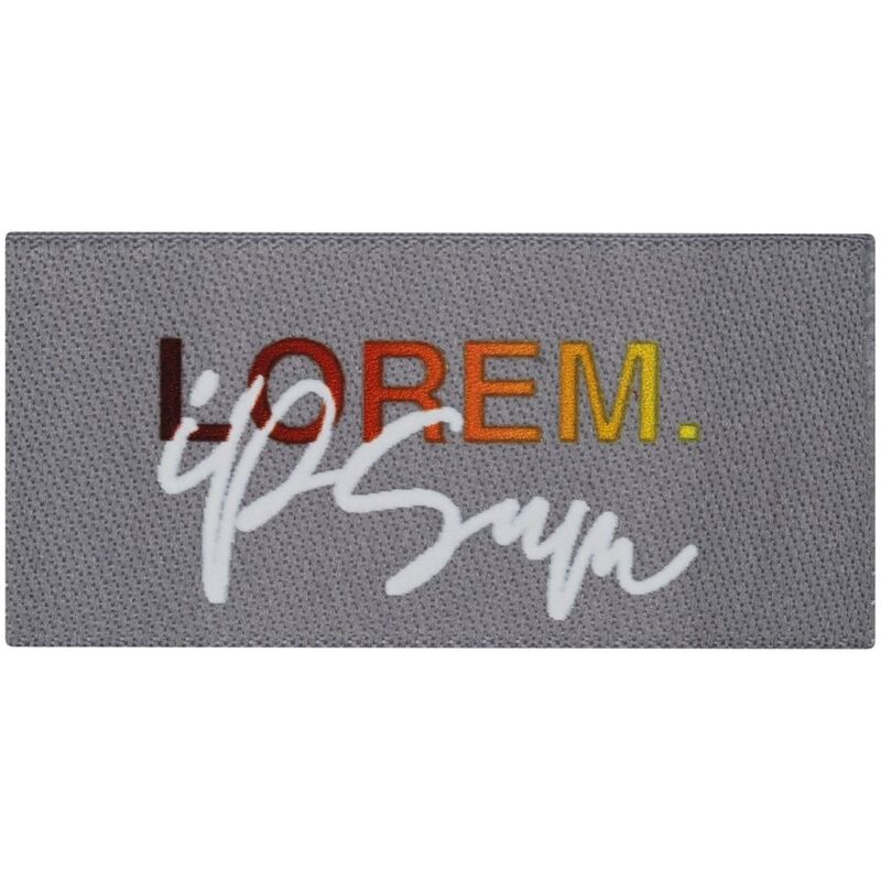 Лейбл тканевый Epsilon, XXS, серый арт.16348.10